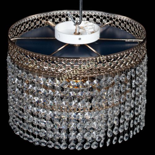 Люстра Венеция Капель №2 черная в Симферополе Гусь Хрустальный