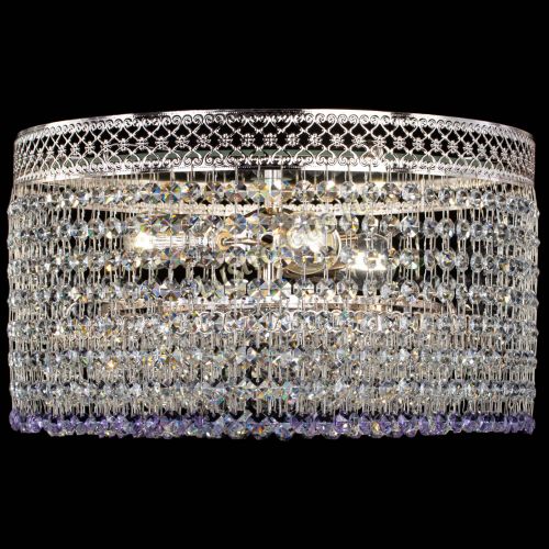 Люстра Венеция Капель №3 фиолетовая в Симферополе Гусь Хрустальный