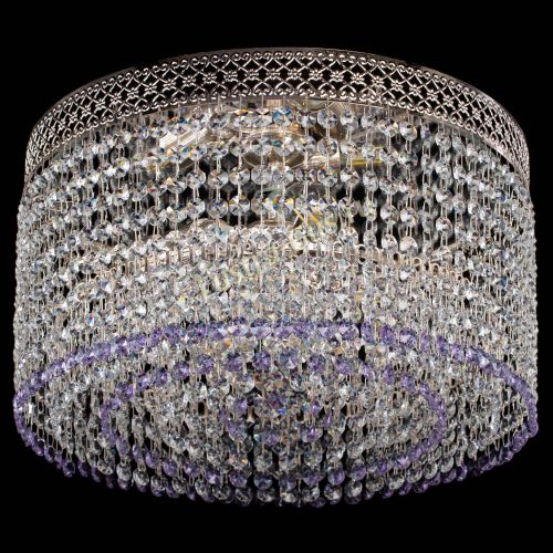 Люстра Венеция Капель №3 фиолетовая в Симферополе Гусь Хрустальный