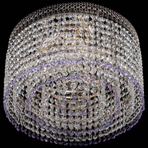 Люстра Венеция Капель №3 фиолетовая в Симферополе Гусь Хрустальный