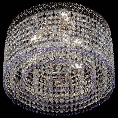 Люстра Венеция Капель №3 фиолетовая в Симферополе Гусь Хрустальный