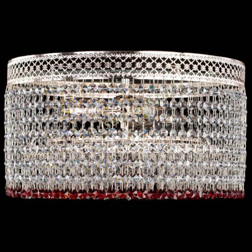 Люстра Венеция Капель №3 красная в Симферополе Гусь Хрустальный