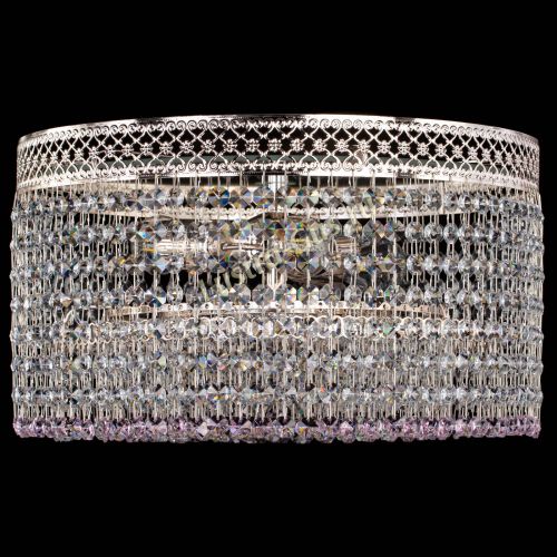 Люстра Венеция Капель №3 розовая в Симферополе Гусь Хрустальный