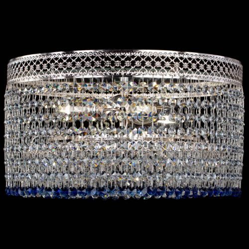 Люстра Венеция Капель №3 синяя в Симферополе Гусь Хрустальный