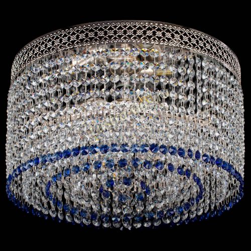 Люстра Венеция Капель №3 синяя в Симферополе Гусь Хрустальный
