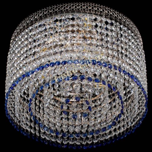 Люстра Венеция Капель №3 синяя в Симферополе Гусь Хрустальный