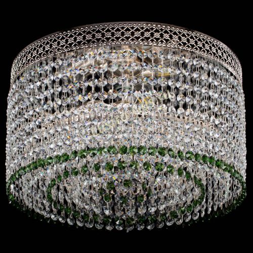 Люстра Венеция Капель №3 зеленая в Симферополе Гусь Хрустальный