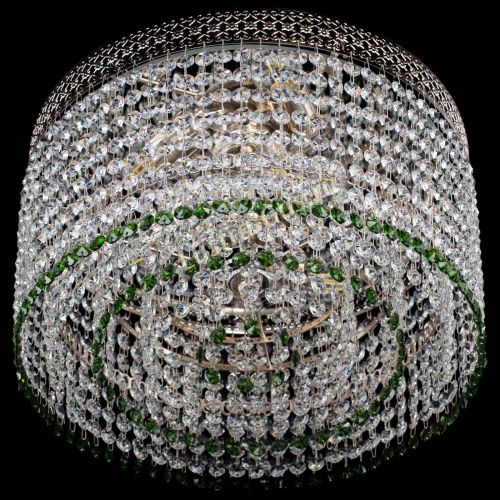 Люстра Венеция Капель №3 зеленая в Симферополе Гусь Хрустальный