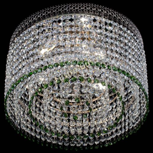 Люстра Венеция Капель №3 зеленая в Симферополе Гусь Хрустальный