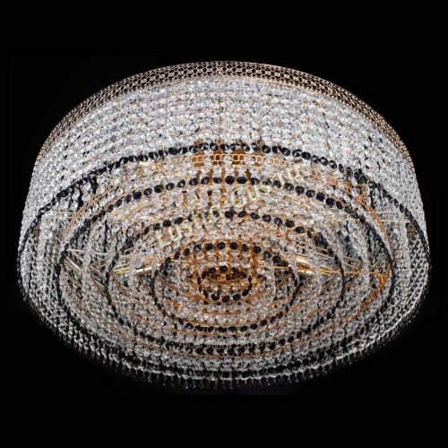 Люстра Венеция Капель №8 оптикон черная в Симферополе Гусь Хрустальный