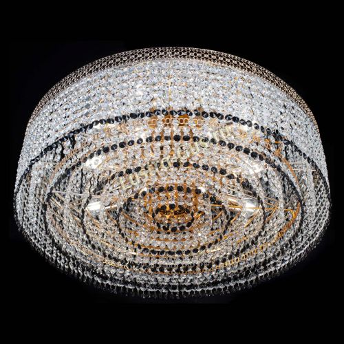 Люстра Венеция Капель №8 оптикон черная в Симферополе Гусь Хрустальный