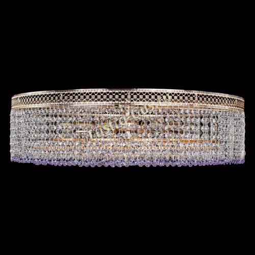 Люстра Венеция Капель №8 оптикон фиолетовая в Симферополе Гусь Хрустальный