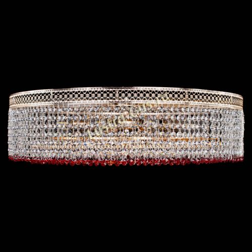 Люстра Венеция Капель №8 оптикон красная в Симферополе Гусь Хрустальный