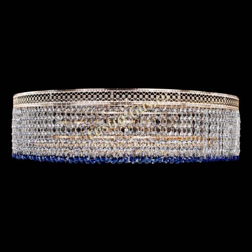 Люстра Венеция Капель №8 оптикон синяя в Симферополе Гусь Хрустальный