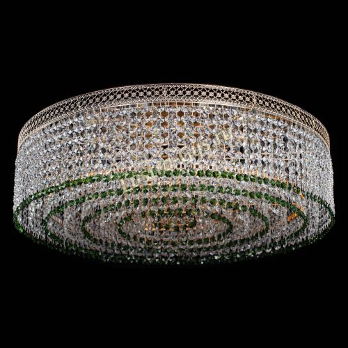 Люстра Венеция Капель №8 оптикон зеленая в Симферополе Гусь Хрустальный