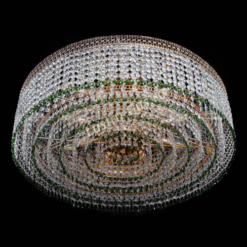 Люстра Венеция Капель №8 оптикон зеленая в Симферополе Гусь Хрустальный