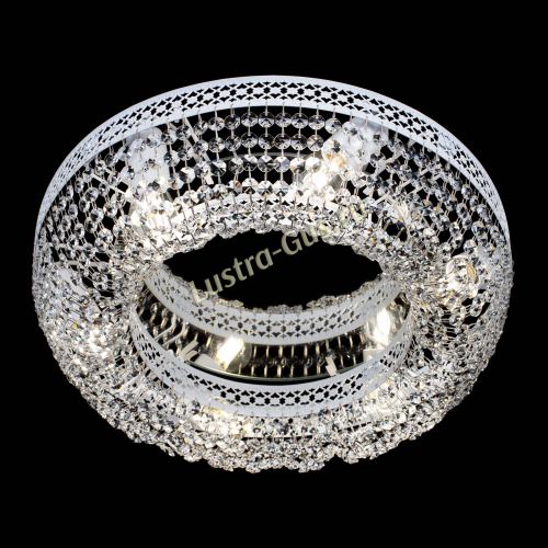 Люстра Венеция Кольцо №6 белая в Симферополе Гусь Хрустальный