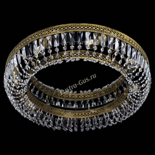 Люстра Венеция Кольцо №6 пластинка под бронзу в Симферополе Гусь Хрустальный