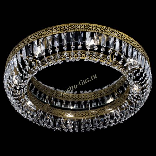 Люстра Венеция Кольцо №6 пластинка под бронзу в Симферополе Гусь Хрустальный