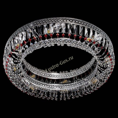 Люстра Венеция Кольцо №8 пластинка красная в Симферополе Гусь Хрустальный