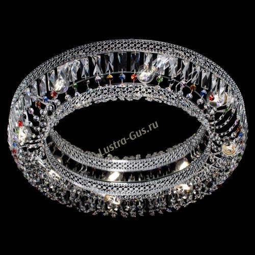 Люстра Венеция Кольцо №8 пластинка разноцветная в Симферополе Гусь Хрустальный
