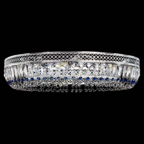 Люстра Венеция Кольцо №8 пластинка синяя в Симферополе Гусь Хрустальный