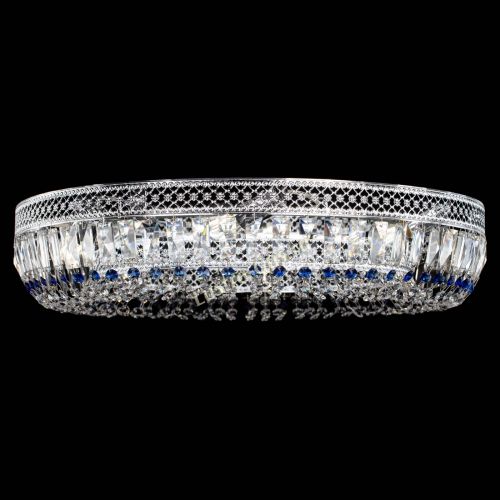 Люстра Венеция Кольцо №8 пластинка синяя в Симферополе Гусь Хрустальный