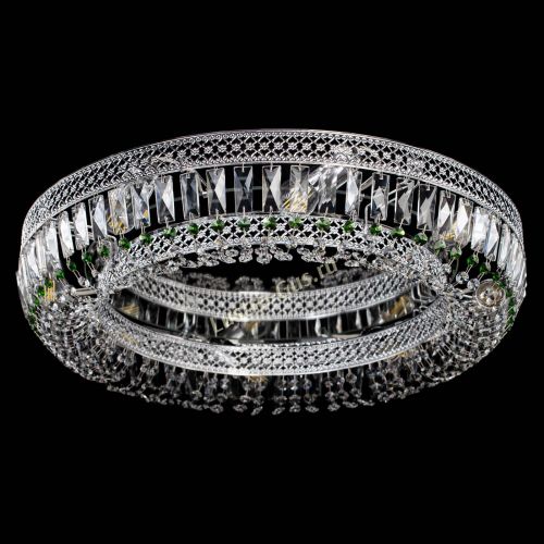 Люстра Венеция Кольцо №8 пластинка зеленая в Симферополе Гусь Хрустальный