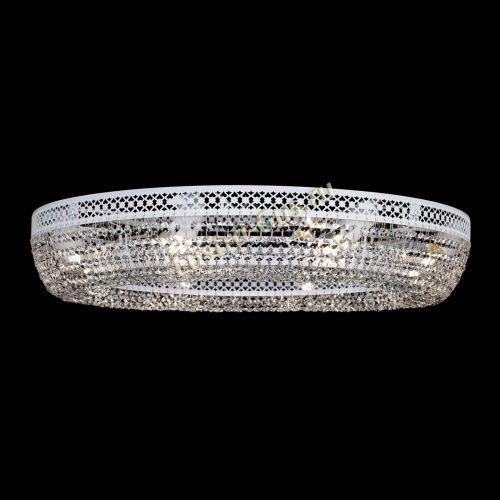 Люстра Венеция Кольцо №8 белая в Симферополе Гусь Хрустальный