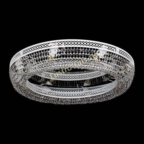 Люстра Венеция Кольцо №8 белая в Симферополе Гусь Хрустальный