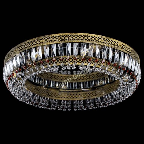 Люстра Венеция Кольцо №8 пластинка под бронзу Чайная в Симферополе Гусь Хрустальный