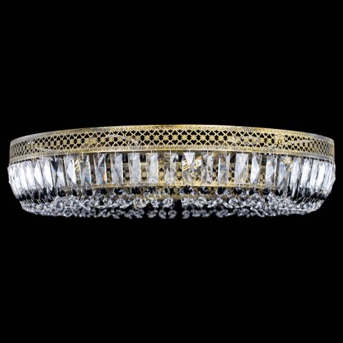 Люстра Венеция Кольцо №8 пластинка под бронзу Черная в Симферополе Гусь Хрустальный