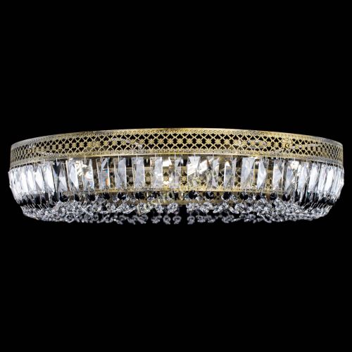 Люстра Венеция Кольцо №8 пластинка под бронзу Черная в Симферополе Гусь Хрустальный