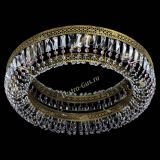 Люстра Венеция Кольцо №8 пластинка под бронзу Розовая в Симферополе