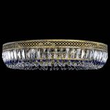 Люстра Венеция Кольцо №8 пластинка под бронзу Синяя в Симферополе