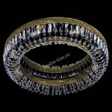 Люстра Венеция Кольцо №8 пластинка под бронзу Синяя в Симферополе