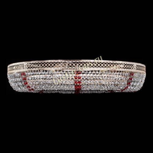 Люстра Венеция Кольцо №8 красное в Симферополе Гусь Хрустальный