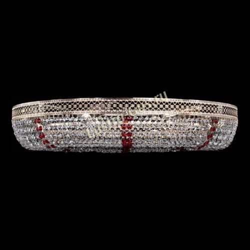 Люстра Венеция Кольцо №8 красное в Симферополе Гусь Хрустальный