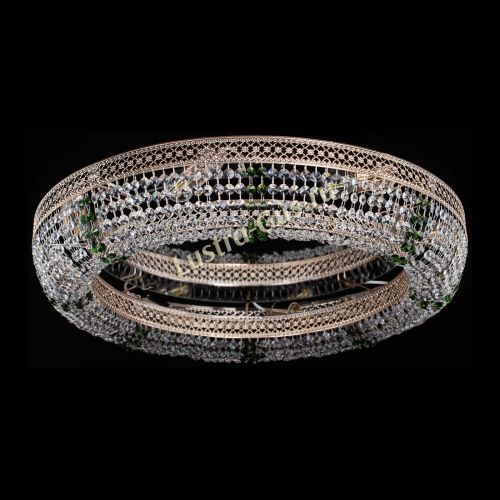 Люстра Венеция Кольцо №8 зеленое в Симферополе Гусь Хрустальный