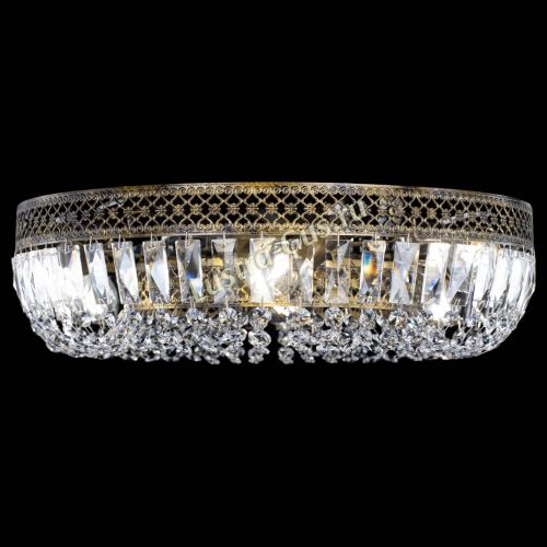 Люстра Венеция Кольцо пластинка под бронзу в Симферополе Гусь Хрустальный