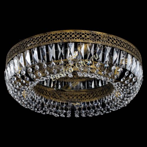 Люстра Венеция Кольцо пластинка под бронзу в Симферополе Гусь Хрустальный