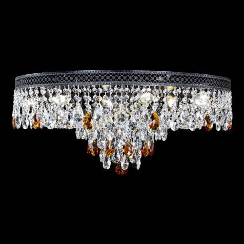 Люстра Венеция Кольцо Черная №8 чайная в Симферополе Гусь Хрустальный