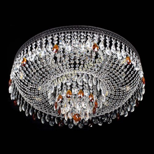 Люстра Венеция Кольцо Черная №8 чайная в Симферополе Гусь Хрустальный