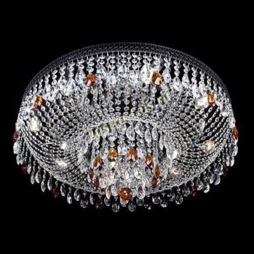 Люстра Венеция Кольцо Черная №8 чайная в Симферополе Гусь Хрустальный