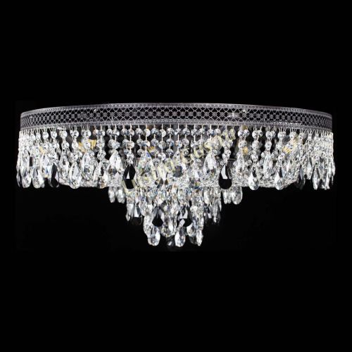 Люстра Венеция Кольцо Черная №8 черная в Симферополе Гусь Хрустальный