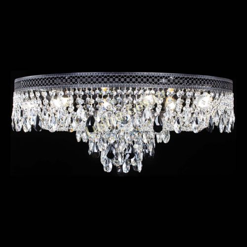 Люстра Венеция Кольцо Черная №8 черная в Симферополе Гусь Хрустальный