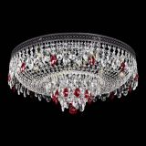 Люстра Венеция Кольцо Черная №8 красная в Симферополе