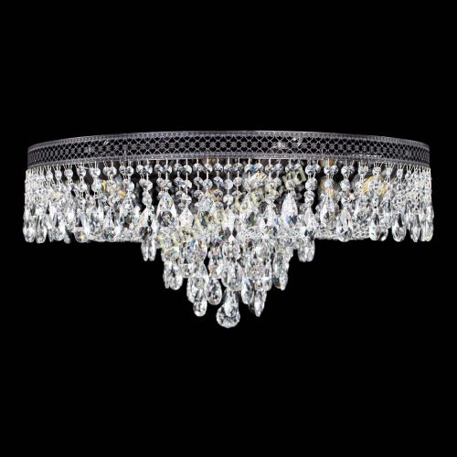 Люстра Венеция Кольцо журавлик №8 черная в Симферополе Гусь Хрустальный