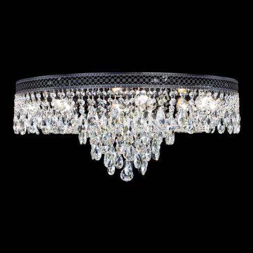 Люстра Венеция Кольцо журавлик №8 черная в Симферополе Гусь Хрустальный