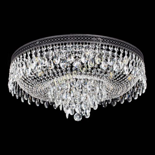 Люстра Венеция Кольцо журавлик №8 черная в Симферополе Гусь Хрустальный